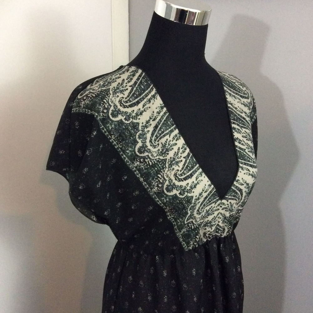 Urban Outfitter Ecote'  High Low Dress swim cover up Size S V neck - Picture 7 of 11